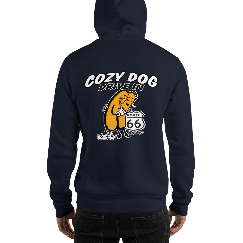 Hooded Sweatshirt – Cozy Dog Drive In