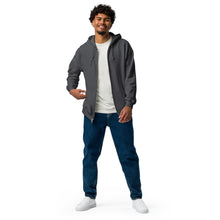 Load image into Gallery viewer, Unisex heavy blend zip hoodie with Cozy Dog Logo on Back