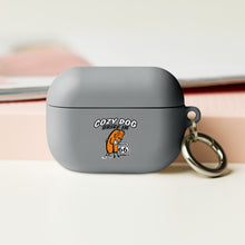 Load image into Gallery viewer, AirPods case with Cozy Dog Logo on front and Keep it Cozy on the back