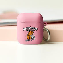 Load image into Gallery viewer, AirPods case with Cozy Dog Logo on front and Keep it Cozy on the back