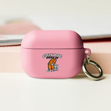 Load image into Gallery viewer, AirPods case with Cozy Dog Logo on front and Keep it Cozy on the back