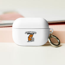 Load image into Gallery viewer, AirPods case with Cozy Dog Logo on front and Keep it Cozy on the back