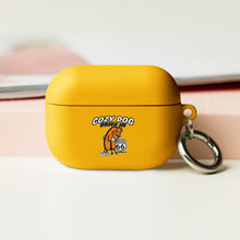 Load image into Gallery viewer, AirPods case with Cozy Dog Logo on front and Keep it Cozy on the back