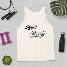 Load image into Gallery viewer, Unisex Tank Top Keep it Cozy with Logo