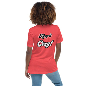 Women's Relaxed T-Shirt Cozy Couple, Keep it Cozy!